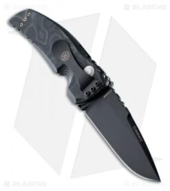 Hogue Knives EX-A01 Automatic Knife Drop Point Black G10 (3.5" Black) -Adventure Knife Shop BHQ 9968 02