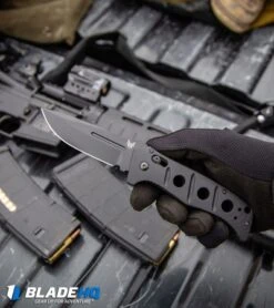 Benchmade 2750 Adamas Automatic Knife W/ Black Handle (3.82" Black) 2750BK -Adventure Knife Shop Benchmade 2750 Adamas Automatic Knife w Black Handle Black 2750BK BHQ19208 kp tactical in hand web
