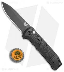 Benchmade 4400BK Casbah Automatic Knife Black Grivory (3.4" Black) 8 Benchmade 4400BK Casbah Automatic Knife Black Grivory (3.4" Black) -Adventure Knife Shop Benchmade 4400 Casbah Black Grivory Black 4400BK BHQ 51630 jr bottlecap 2