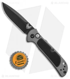Benchmade 9750BK Mini Coalition Automatic Knife Gray Al/Black G-10 (2.9" Black) 7 Benchmade 9750BK Mini Coalition Automatic Knife Gray Al/Black G-10 (2.9" Black) -Adventure Knife Shop Benchmade 9750BK Mini Coalition gray al black G10 black BHQ 75519 jr bottlecap