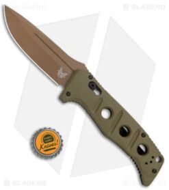 Benchmade Adamas Automatic Knife Olive G-10 (3.8" FE) 2750FE-2 9 Benchmade Adamas Automatic Knife Olive G-10 (3.8" FE) 2750FE-2 -Adventure Knife Shop Benchmade Adamas Auto Olive G 10 FE 2750FE 2 BHQ 118568 jr bottlecap