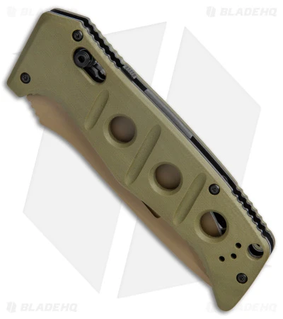 Benchmade Adamas Automatic Knife Olive G-10 (3.8" FE) 2750FE-2 2 Benchmade Adamas Automatic Knife Olive G-10 (3.8" FE) 2750FE-2 - Image 2