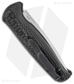 Benchmade CLA Compact Lite Auto Knife Green/Black G-10 (3.4" Satin) 4300-1 6 Benchmade CLA Compact Lite Auto Knife Green/Black G-10 (3.4" Satin) 4300-1 -Adventure Knife Shop Benchmade CLA Compact Lite Auto Knife Green Black G 10 3in Satin BHQ 33664 td side