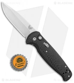 Benchmade CLA Limited Edition Automatic Knife Carbon Fiber(3.3" Satin) 4300-1801 -Adventure Knife Shop Benchmade CLA Limited Edition Auto CF Satin 4300 1801 BHQ 91085 jr bottlecap