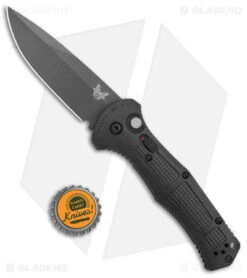 Benchmade Claymore Automatic Knife Black Grivory (3.6" Black) 9070BK -Adventure Knife Shop Benchmade Claymore AutoBlack Grivory Black 9070BK BHQ 137239 jr bottlecap