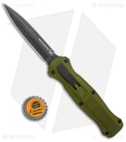 Benchmade Infidel OTF Automatic Knife OD Green (3.91" DLC S30V) Exclusive -Adventure Knife Shop Benchmade Infidel OTF Auto OD Green DLC Exclusive 3300DLC 1802 BHQ 81491 jr bottlecap