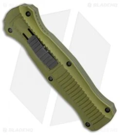 Adventure Knife Shop -Adventure Knife Shop Benchmade Infidel OTF Auto OD Green DLC Exclusive 3300DLC 1802 BHQ 81491 jr spine