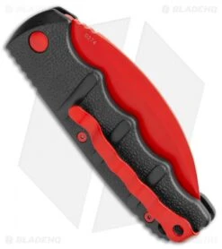 Boker Black Widow Hawkbill Kalashnikov Automatic Knife Black (3.25" Red) -Adventure Knife Shop Boker Black Widow Hawkbill Kalashnikov Auto Black Red 01KALS70NSOI BHQ 103274 jr side