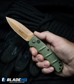 Boker Desert Warrior Kalashnikov Dagger Automatic Knife OD Green (3.3" D2) -Adventure Knife Shop Boker Desert Warrior Kalashnikov Dagger Automatic Knife OD Green Copper BHQ30436 kp rope in hand web