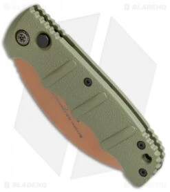 Adventure Knife Shop -Adventure Knife Shop Boker Desert Warrior Kalashnikov Hawkbill Auto OD Green Copper 01KALS69NSOI BHQ 103273 jr spine