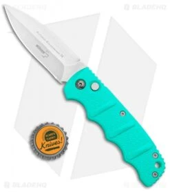 Boker Kalashnikov Dagger Automatic Knife Tyranny Teal (3.25" Stonewash) -Adventure Knife Shop Boker Kalashnikov Dagger Auto Tyranny Teal SW 01KALS50NSOI BHQ 94944 jr bottlecap