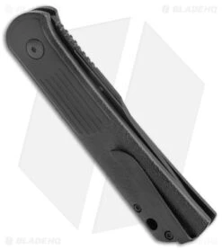 Boker Lundquist Alluvial Automatic Knife Black (3" Black) -Adventure Knife Shop Boker Lundquist Alluvial Auto Black Aluminum Black BHQ 125068 jr side