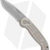 Boker Magnum Drop Point Automatic Knife Champagne (3.25" Bead Blast) 01BO007