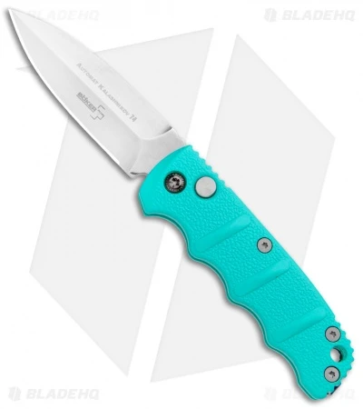Boker Mini Kalashnikov Dagger Automatic Knife Tyranny Teal (2.5" Stonewash) 1 Boker Mini Kalashnikov Dagger Automatic Knife Tyranny Teal (2.5" Stonewash)
