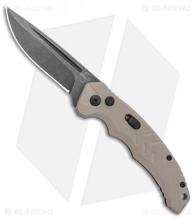 Boker Plus Intention II Automatic Knife Coyote G-10 (3.25" Black SW) 01B0483 1 Boker Plus Intention II Automatic Knife Coyote G-10 (3.25" Black SW) 01B0483