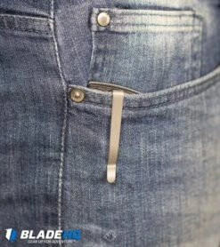 Boker Plus Strike Tanto Automatic Knife (3.25" Black Serr D2) -Adventure Knife Shop Boker Plus Strike Drop Point Automatic Knife Stonewash 01BO400N BHQ 32040 kp in pocket web