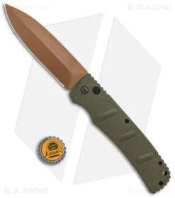 Boker XXL Kalashnikov Exclusive Desert Warrior Automatic Knife (4.75" Copper) -Adventure Knife Shop Boker XXL Kalashnikov Auto OD Green Copper BHQ Exclusive BHQ 126265 jr bottlecap
