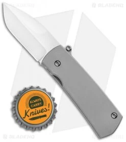 D Rocket Design Shamsher Paw Claw Automatic Knife Titanium (2" Satin) -Adventure Knife Shop D Rocket Design Shamsher Paw Claw Auto Ti Satin BHQ 99375 jr bottlecap