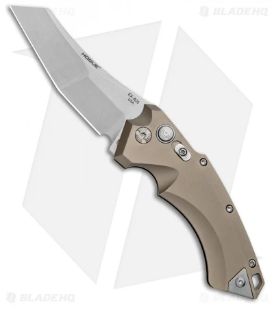 Hogue Knives EX-A05 Wharncliffe Automatic Knife FDE (3.5" Stonewash) 34524 1 Hogue Knives EX-A05 Wharncliffe Automatic Knife FDE (3.5" Stonewash) 34524