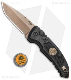 Hogue Sig Sauer A01 Microswitch Automatic Knife Drop Point (2.6" FDE) -Adventure Knife Shop Hogue Sig Sauer A01 Microswitch Automatic Knife Drop Point FDE BHQ 102934 kp jr bottlecap