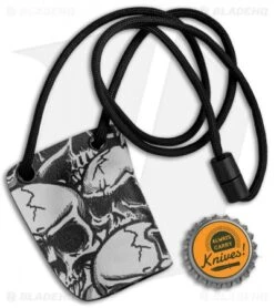 Linos Kydex Skull Sheath For Boker Kalashnikov Knife W/ Black Neck Cord KALS -Adventure Knife Shop Linos Kydex Sheath Skull for Boker Kalashnikov Black Neck Cord KALS BHQ 80739 jr bottlecap