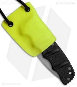 Linos Kydex Sheath For Boker Kalashnikov W/ Neck Cord - Safety Yellow