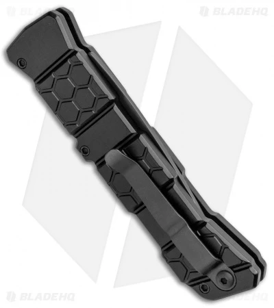 Piranha 21 Tactical Automatic Knife Black (3.375" Black) P-21BKT 3 Piranha 21 Tactical Automatic Knife Black (3.375" Black) P-21BKT - Image 3