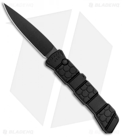Piranha 21 Tactical Automatic Knife Black (3.375" Black) P-21BKT 1 Piranha 21 Tactical Automatic Knife Black (3.375" Black) P-21BKT