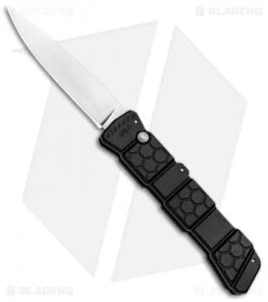 Piranha 21 Tactical Automatic Knife Black (3.375" Mirror) P-21BK