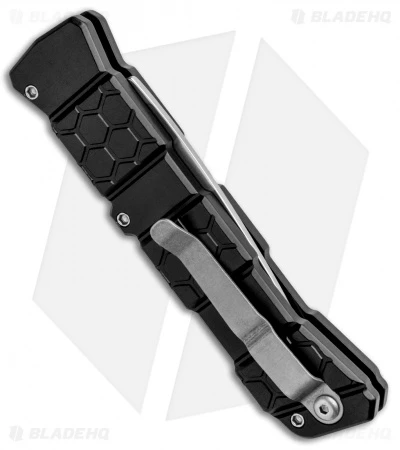 Piranha 21 Tactical Automatic Knife Black (3.375" Mirror) P-21BK 3 Piranha 21 Tactical Automatic Knife Black (3.375" Mirror) P-21BK - Image 3