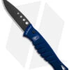 Piranha Amazon Automatic Knife Blue Tactical (3.45" Black)