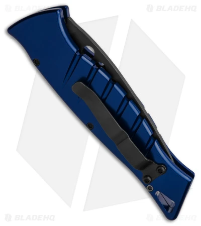 Piranha Amazon Automatic Knife Blue Tactical (3.45" Black) 3 Piranha Amazon Automatic Knife Blue Tactical (3.45" Black) - Image 3