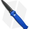 Piranha Bodyguard Automatic Knife Blue Tactical (3.3" Black)