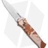 Piranha Bodyguard Automatic Knife Desert Camo Aluminum (3.3" Stonewash S30V)