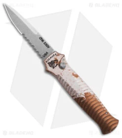 Piranha Mini-Guard Automatic Knife Desert Camo (2.9" SW Serr)