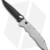 Piranha Mini Predator Tactical Automatic Knife Silver (3.5" Black )