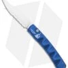 Piranha Virus Automatic Knife Blue (3.25" Mirror Serr)
