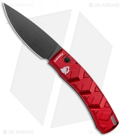 Piranha X Automatic Knife Red Tactical (3.3" Black) 1 Piranha X Automatic Knife Red Tactical (3.3" Black)