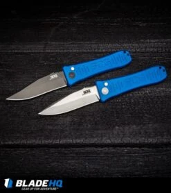SOG Knives Spec Elite I Automatic Knife Blue (3.5" Satin) SE-51BU -Adventure Knife Shop SOG Knives Spec Elite I Automatic Knife Blue Satin SE 51BU BHQ92925 kp burnt wood web