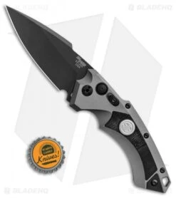 Hogue Sig Sauer EX-A05 Spear Point Automatic Knife Gray (3.5" Black) 36532 -Adventure Knife Shop Sig Knives EX A05 Spear Point FDE SW BHQ 84601 er bottlecap jr