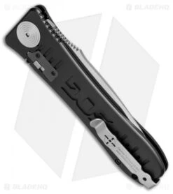 SOG Spec Elite II Automatic Knife (4" Satin) SE-61 -Adventure Knife Shop Sog spec elite ii large SE 61 BHQ 8484 dl side