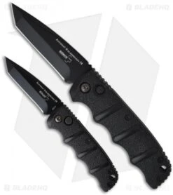 Boker Mini Kalashnikov Automatic Knife Dagger (2.5" Black D2) 8 Boker Mini Kalashnikov Automatic Knife Dagger (2.5" Black D2) -Adventure Knife Shop boker kalashnikov mini 01kals73bt size comparison 1
