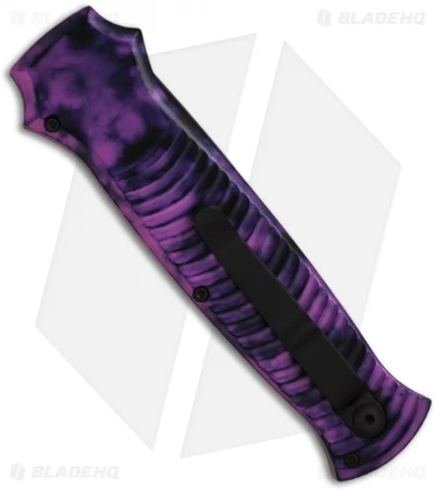 Piranha Bodyguard Automatic Plum Tactical (3.3" Black Plain) 2 Piranha Bodyguard Automatic Plum Tactical (3.3" Black Plain) - Image 2
