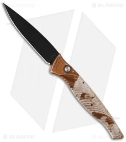 Piranha DNA Automatic Knife Desert Camo Tactical (3.25" Black)
