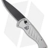 Piranha Fingerling Silver Tactical Automatic Knife (2.5" Black)