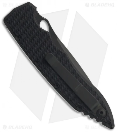 Piranha Mini Predator Black Tactical Automatic Knife (3.5" Black) 2 Piranha Mini Predator Black Tactical Automatic Knife (3.5" Black) - Image 2