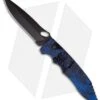 Piranha Predator Blue Tactical Automatic Knife (4.1" Black)