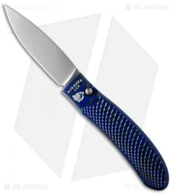 Piranha Toxin Automatic Knife Blue (3.75" Mirror)