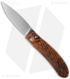 Piranha Toxin Automatic Knife Orange (3.75" Mirror)
