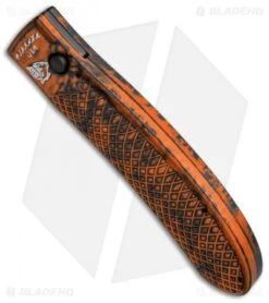 Piranha Toxin Automatic Knife Orange (3.75" Black) -Adventure Knife Shop piranha toxin orange tactical ser bottom cm